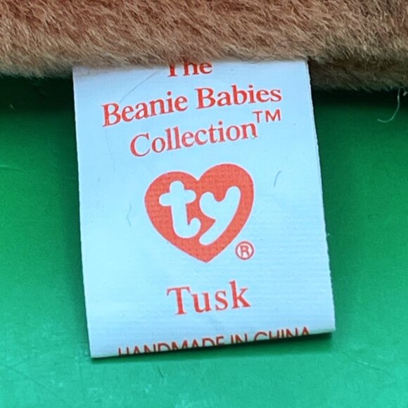 Ty Beanie Baby Lot 5 Piece Bundle Frog Seahorse Ostrich Stork Walrus Collection - Picture 13 of 16